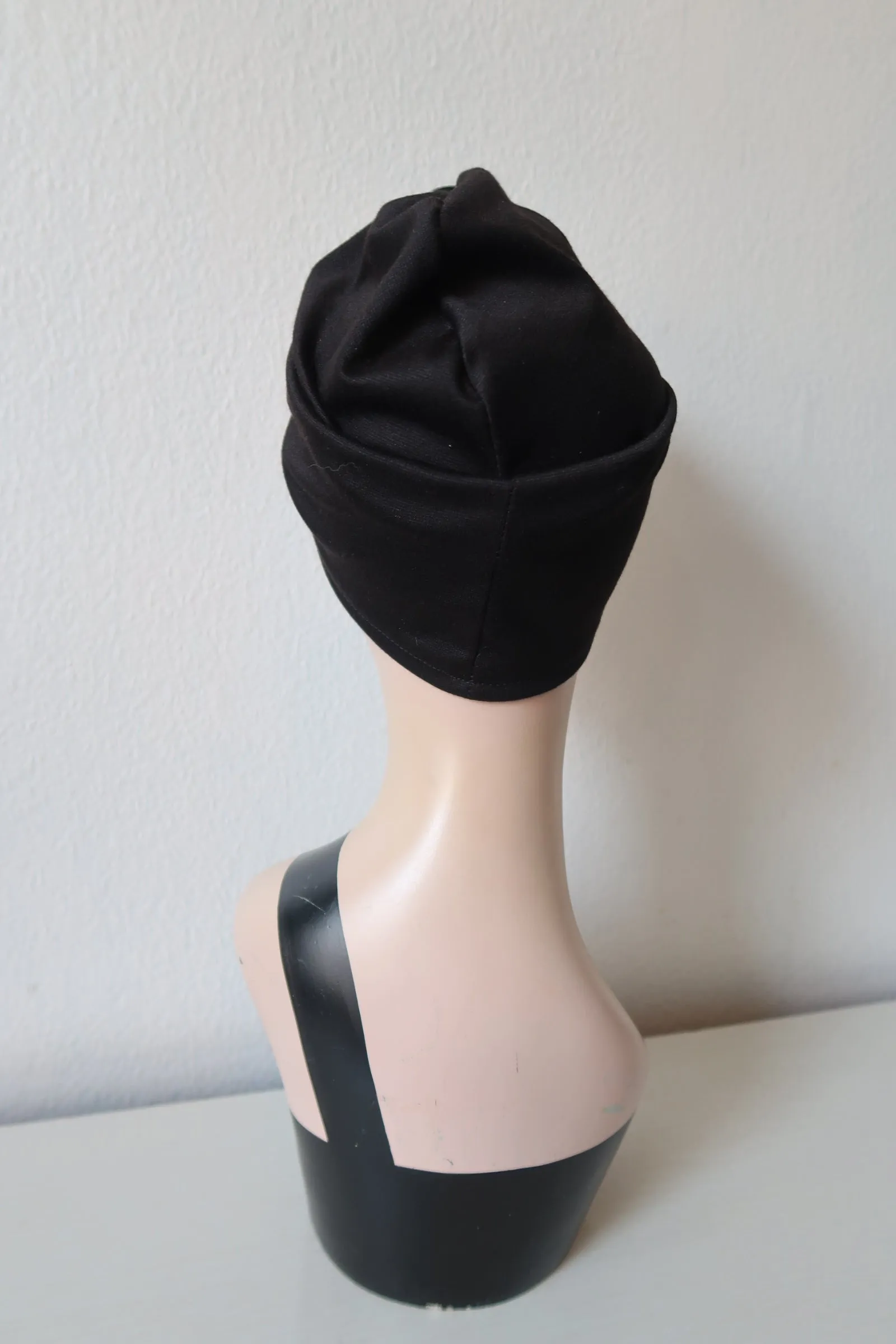 CLASSIC KNOT 1920s Pre-tied Stretchy Turban (Full Coverage) in 9 Colours (made to order)