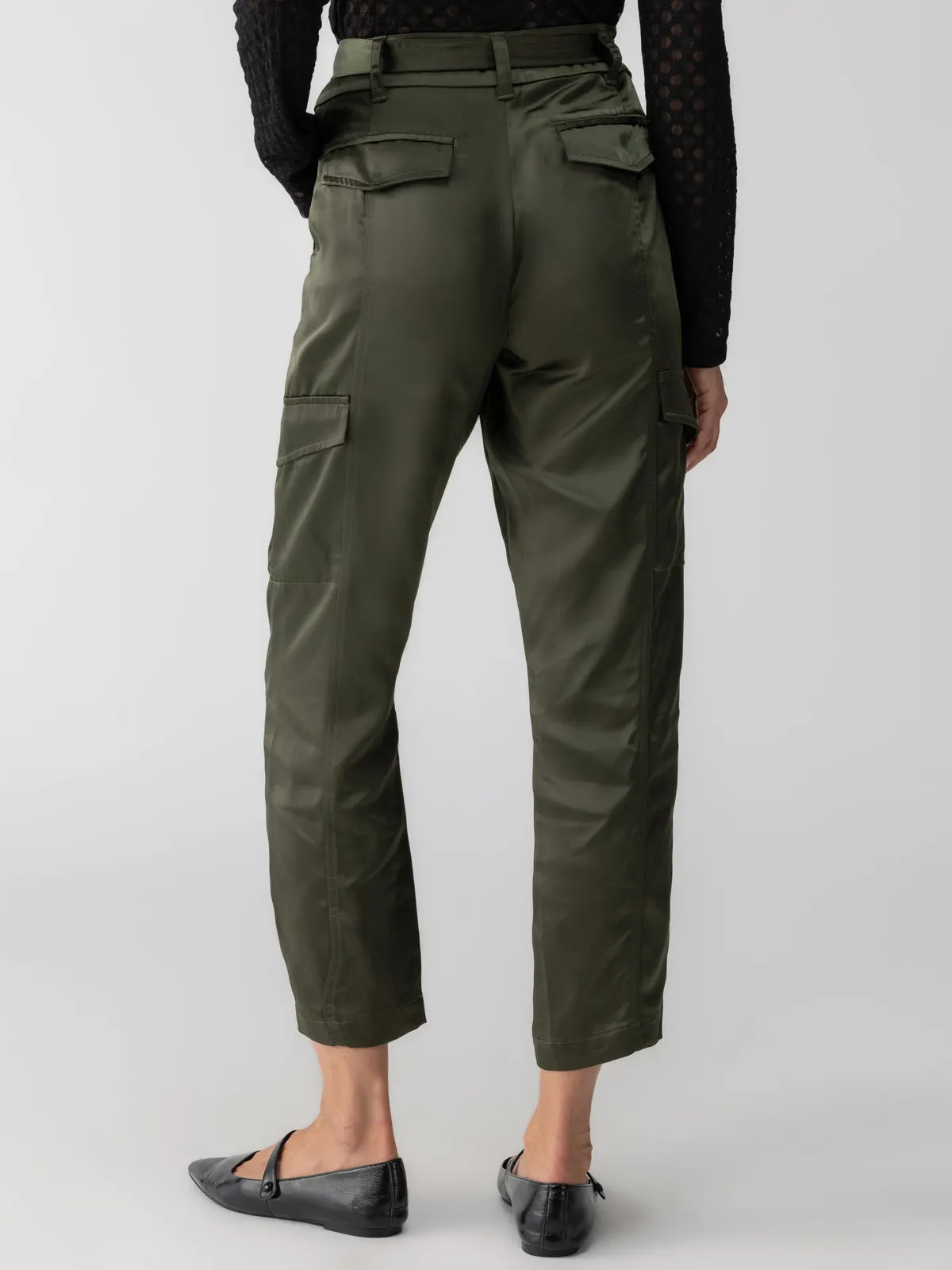 Classy Cargo Standard Rise Trouser Dark Olive