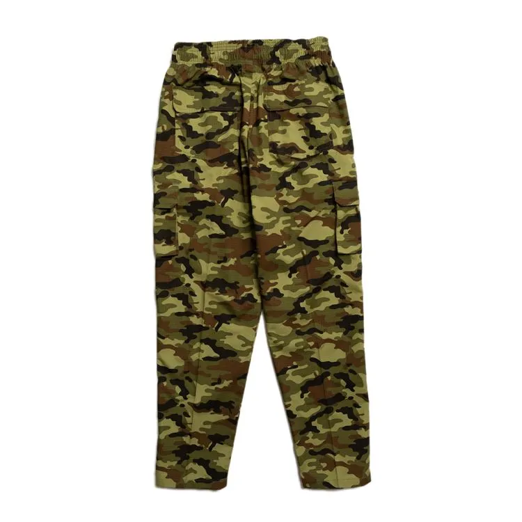 Cookman Chef Pants Cargo - Ripstop : Woodland Camo Green