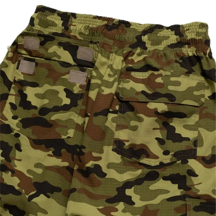 Cookman Chef Pants Cargo - Ripstop : Woodland Camo Green