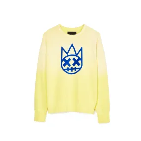 CORE CREW NECK FLEECE IN VINTAGE YELLOW