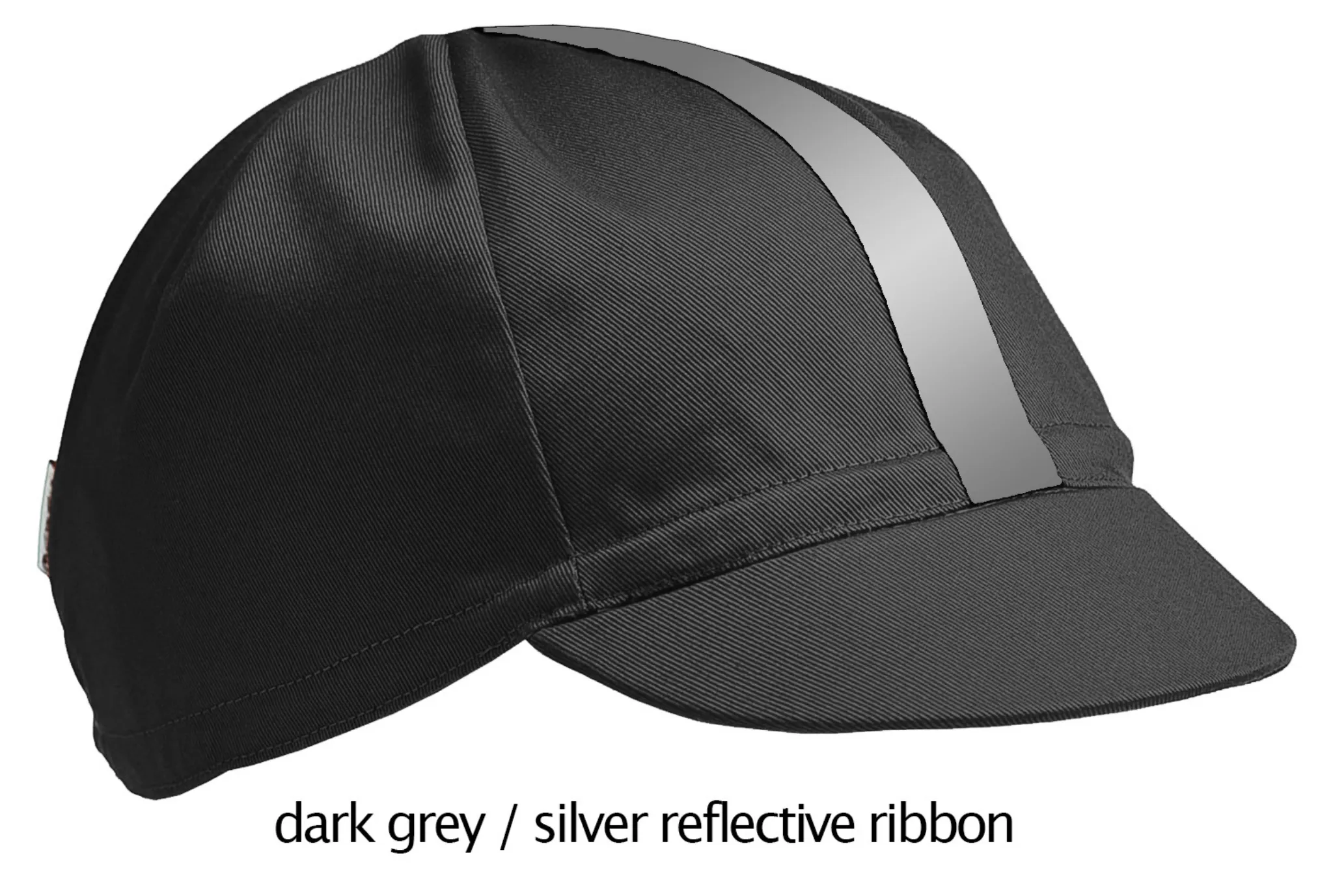 dark grey 4-PANEL cotton CAP