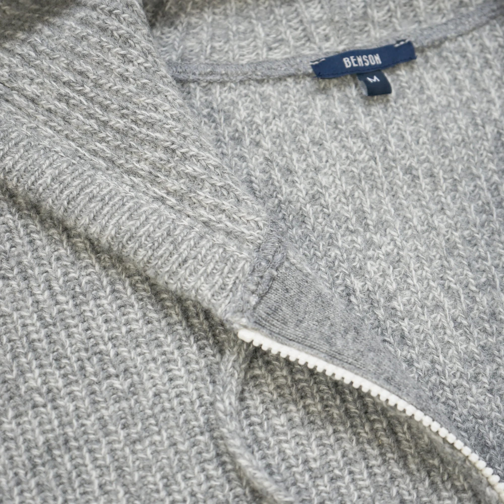 Digsley Light Grey Zip Up Hoodie