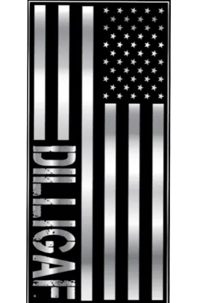 Dilligaf Flag Beach Towel 24x60 inches