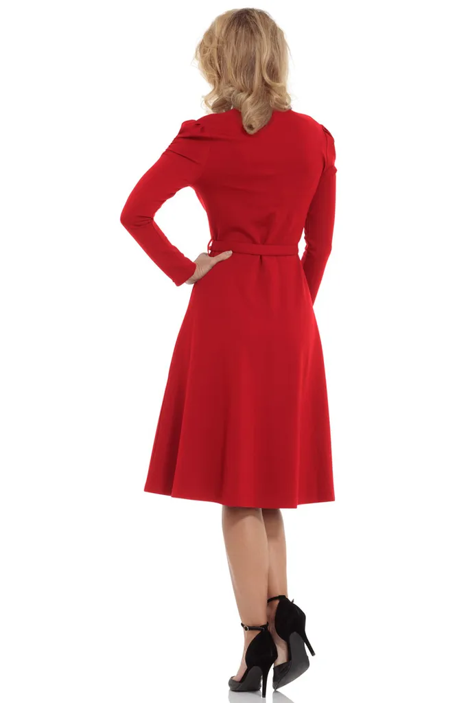 Dita 50s Flared Dress With Cut-Out