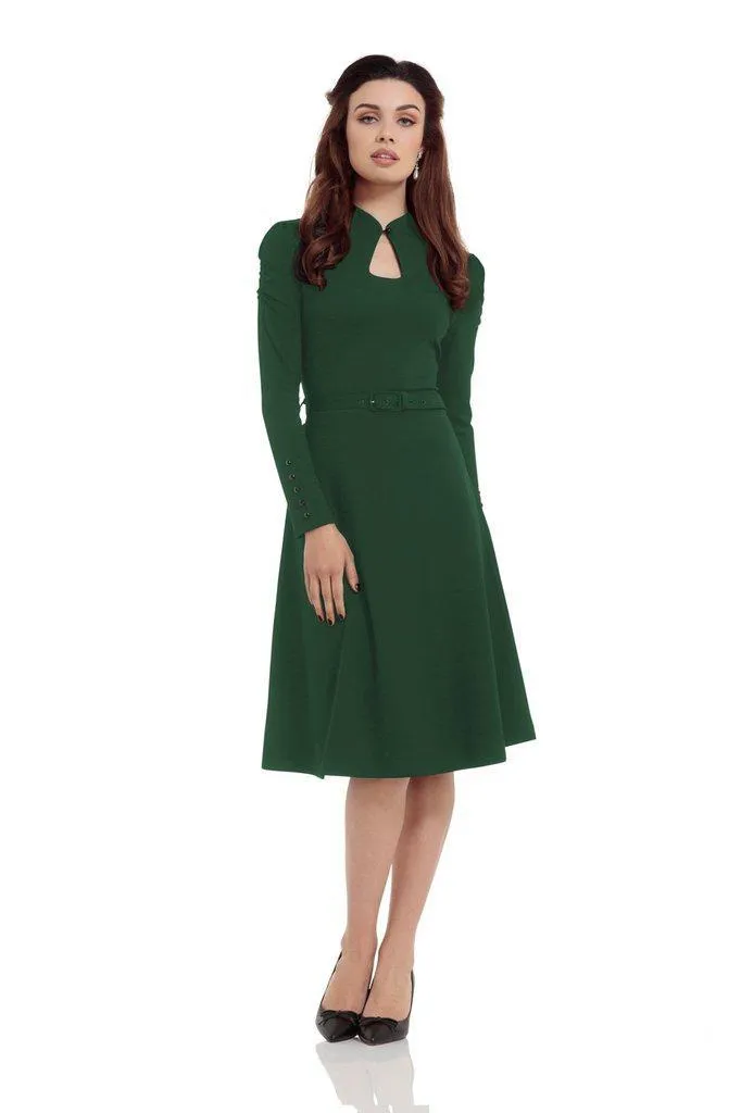 Dita 50s Flared Dress With Cut-Out