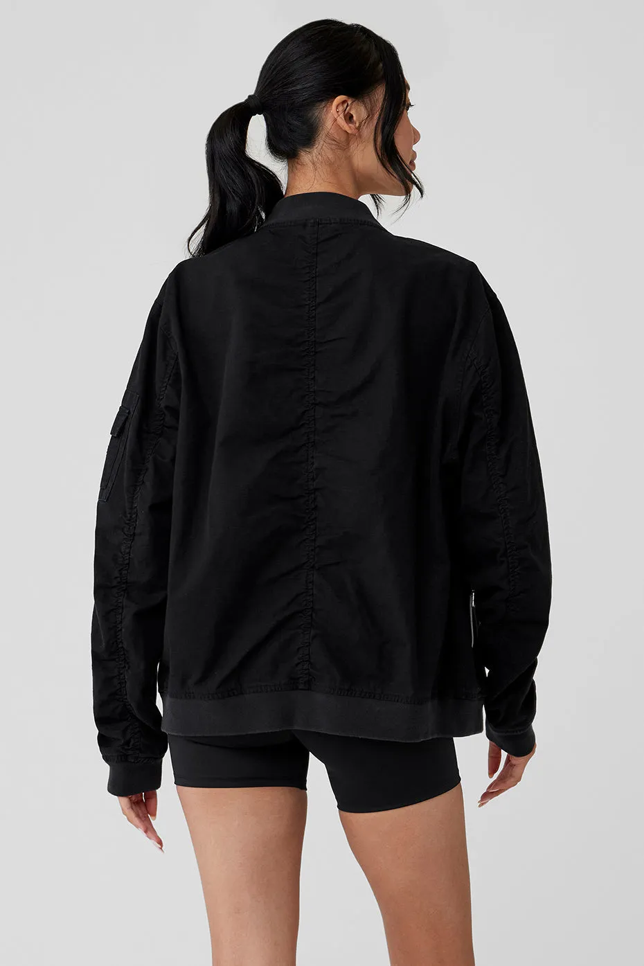 Division Ripstop Bomber Jacket - Black