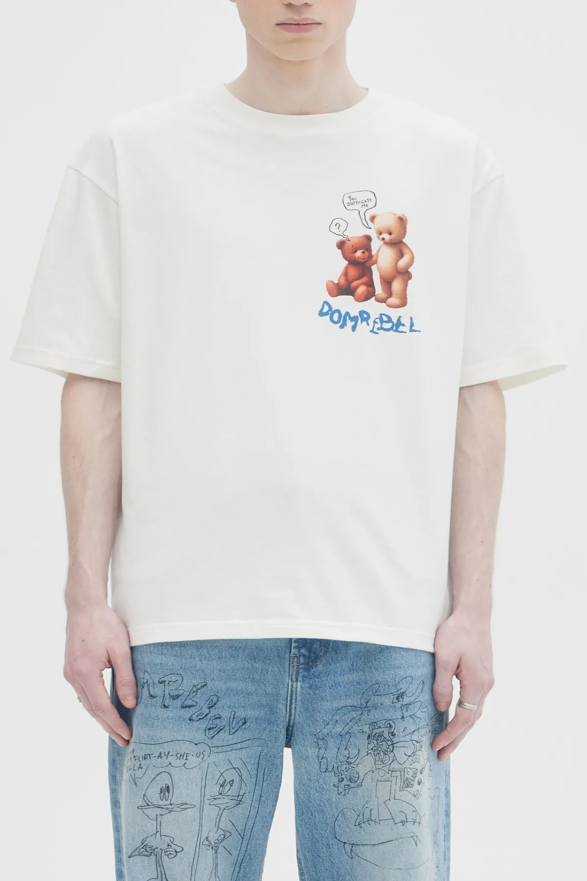 DOMREBEL Suffocate Tee - Ivory