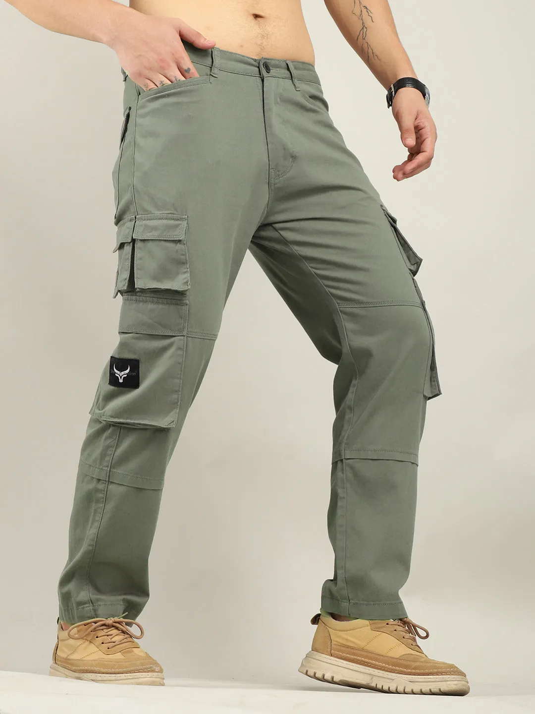 Dope Pistachio Green Multipocket  Cargo