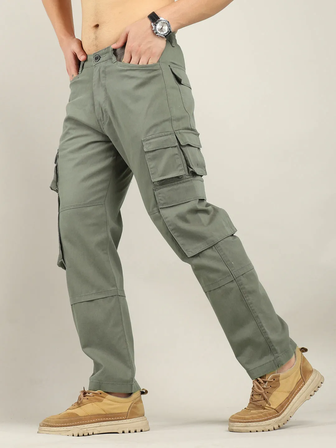 Dope Pistachio Green Multipocket  Cargo