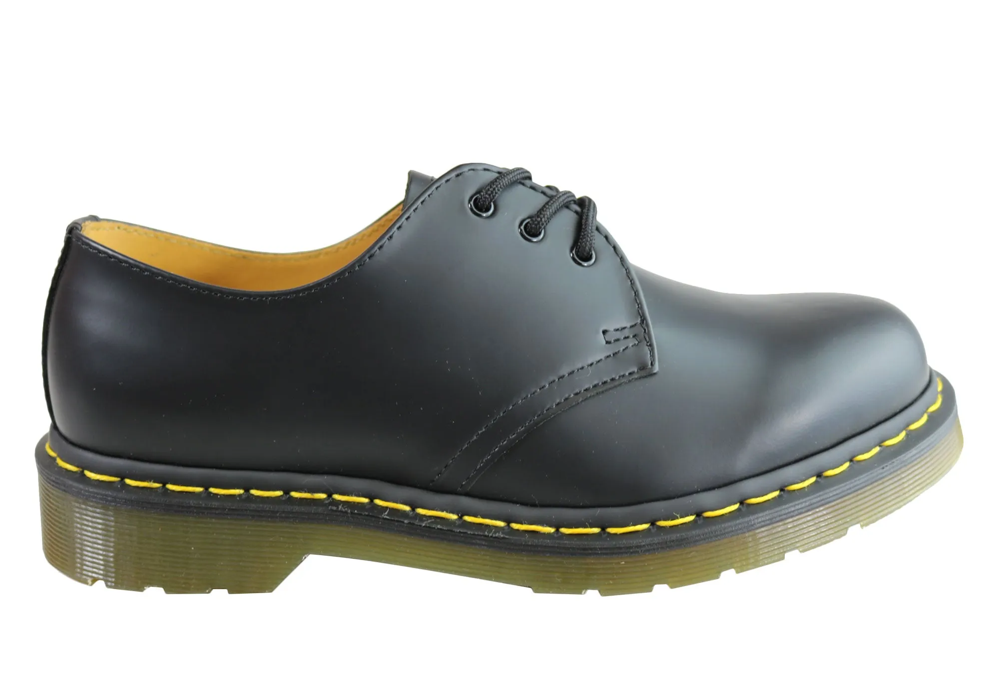 Dr Martens 1461 Classic Black Smooth Lace Up Comfortable Unisex Shoes