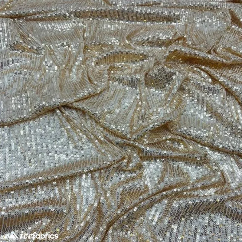 Elegant 2 Way All Over Stretch Sequin Fabric