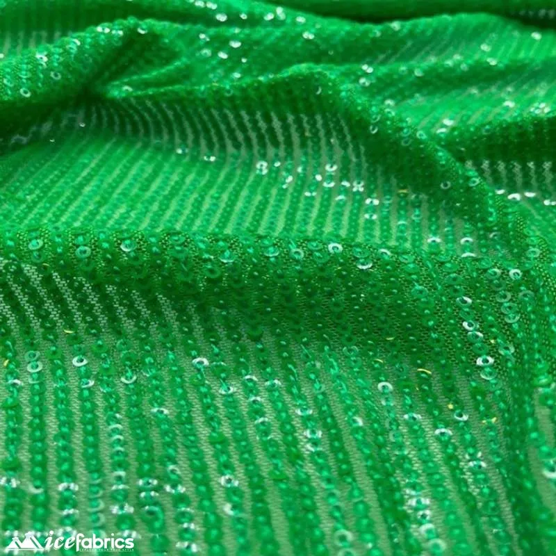 Elegant 2 Way All Over Stretch Sequin Fabric