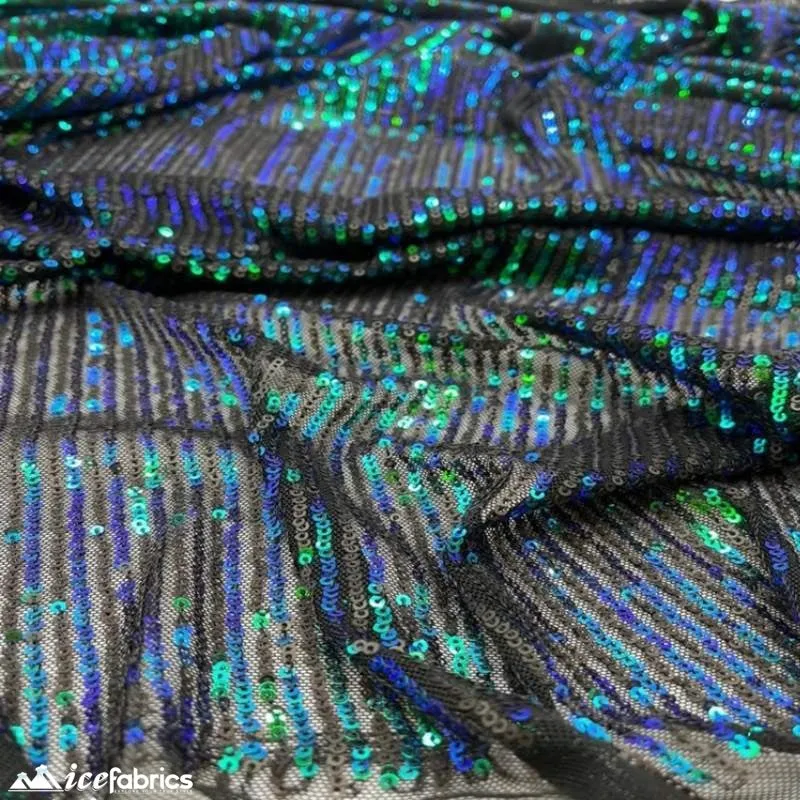 Elegant 2 Way All Over Stretch Sequin Fabric