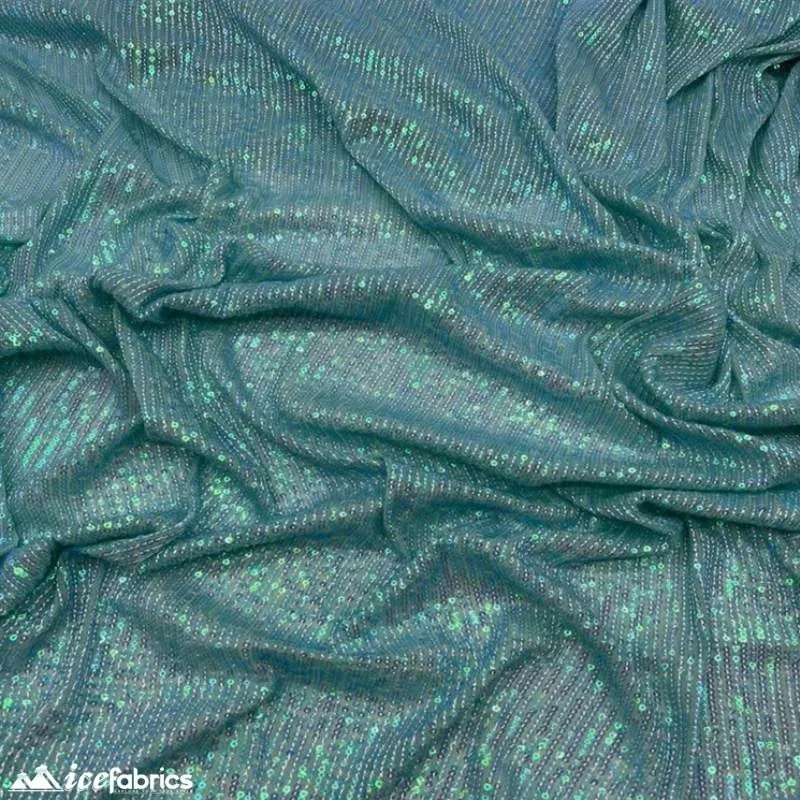 Elegant 2 Way All Over Stretch Sequin Fabric