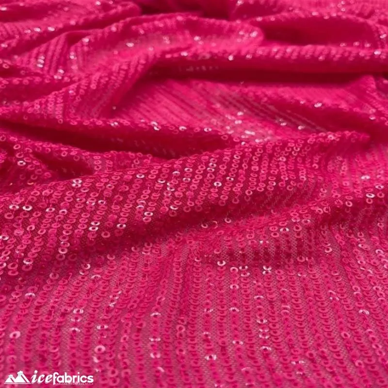 Elegant 2 Way All Over Stretch Sequin Fabric