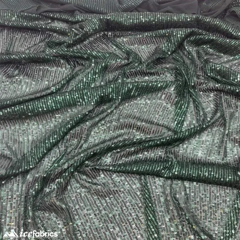 Elegant 2 Way All Over Stretch Sequin Fabric