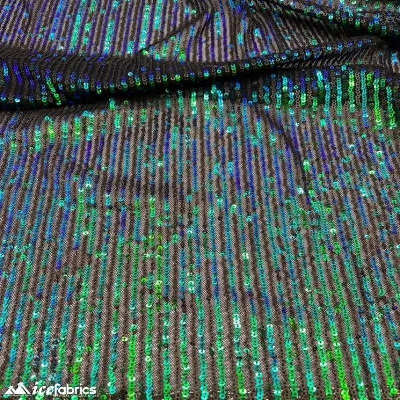 Elegant 2 Way All Over Stretch Sequin Fabric