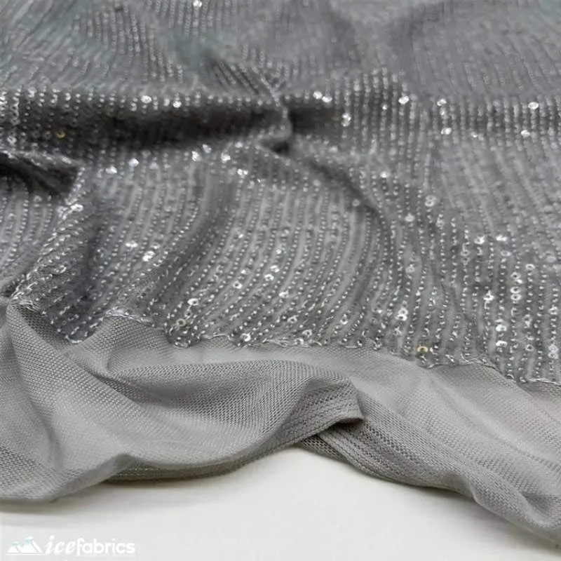 Elegant 2 Way All Over Stretch Sequin Fabric