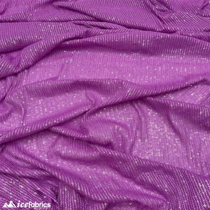 Elegant 2 Way All Over Stretch Sequin Fabric