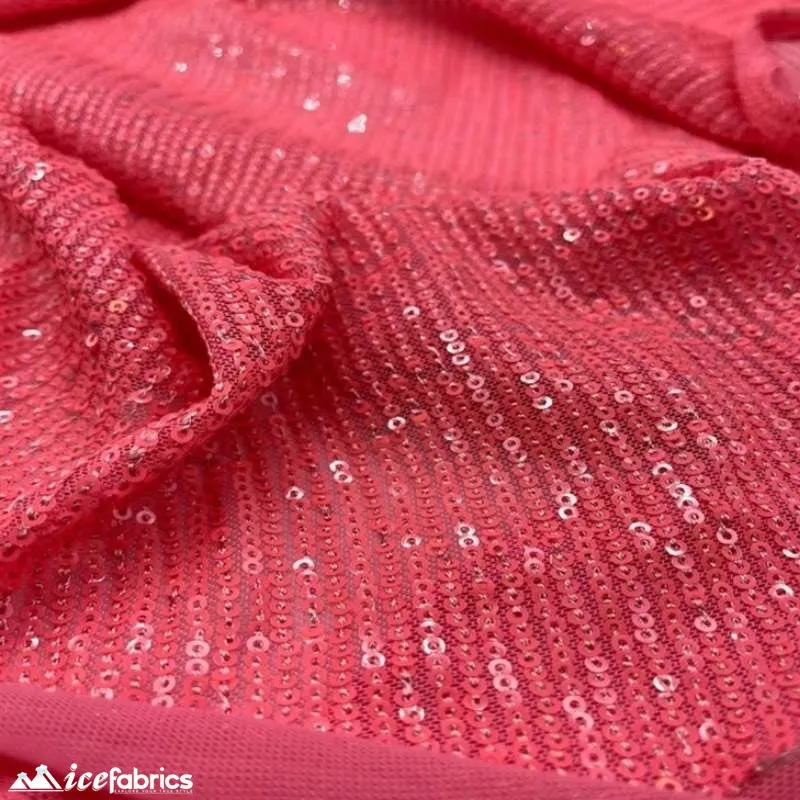 Elegant 2 Way All Over Stretch Sequin Fabric