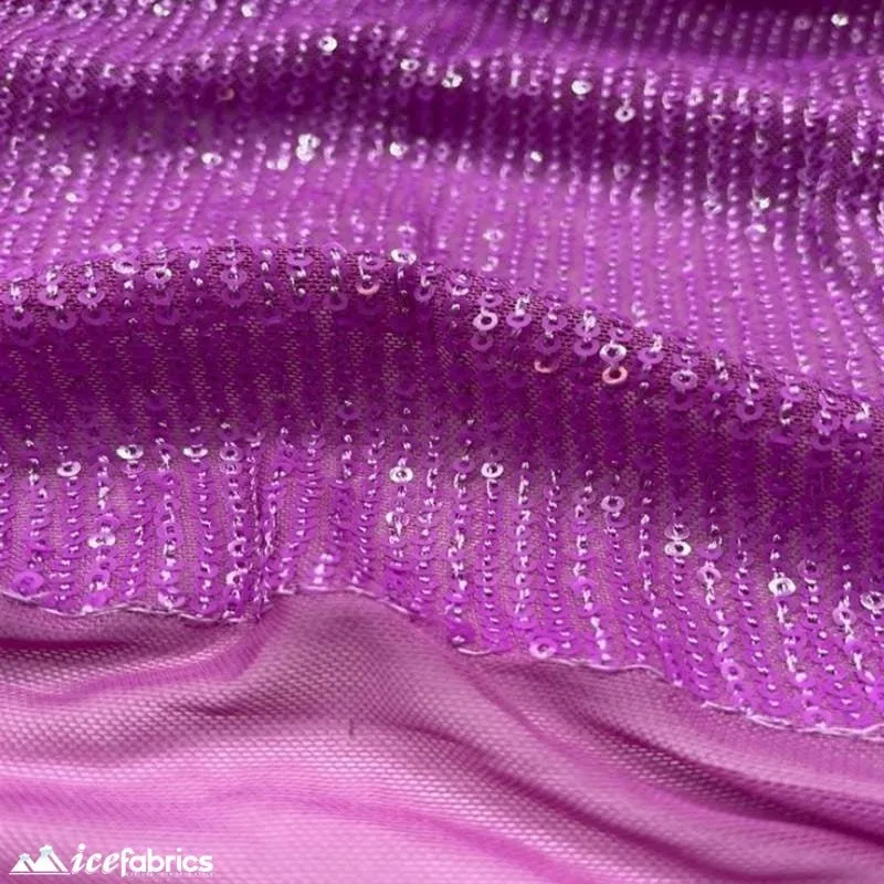 Elegant 2 Way All Over Stretch Sequin Fabric