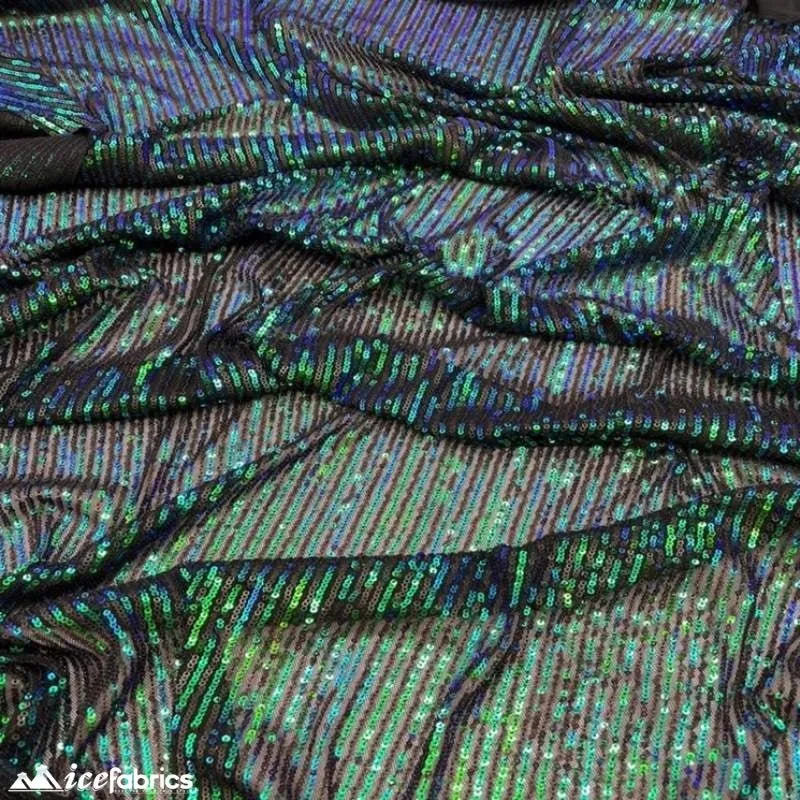 Elegant 2 Way All Over Stretch Sequin Fabric