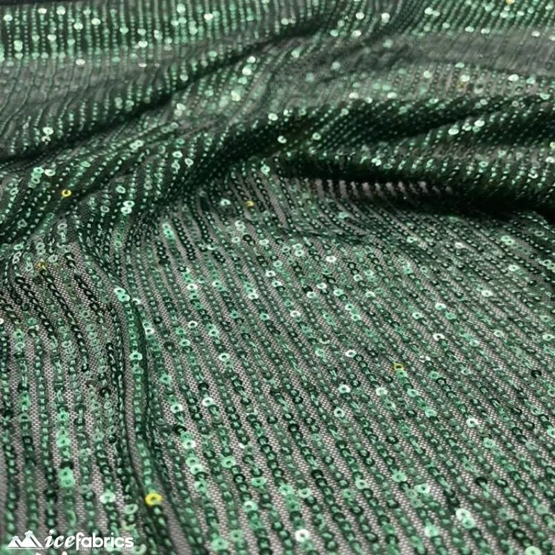 Elegant 2 Way All Over Stretch Sequin Fabric