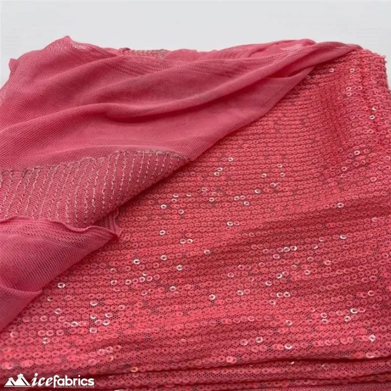 Elegant 2 Way All Over Stretch Sequin Fabric