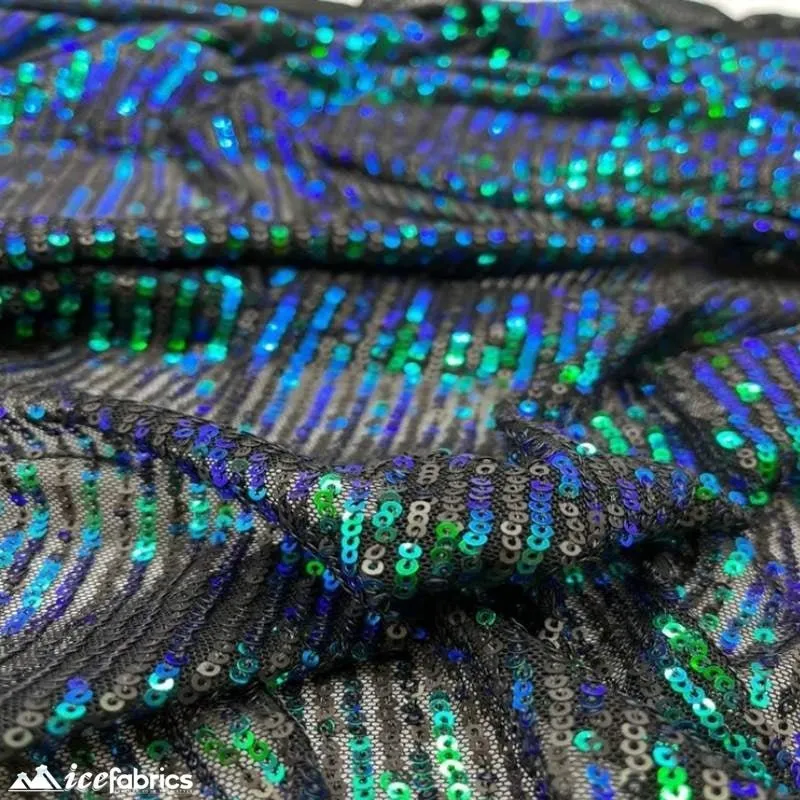 Elegant 2 Way All Over Stretch Sequin Fabric