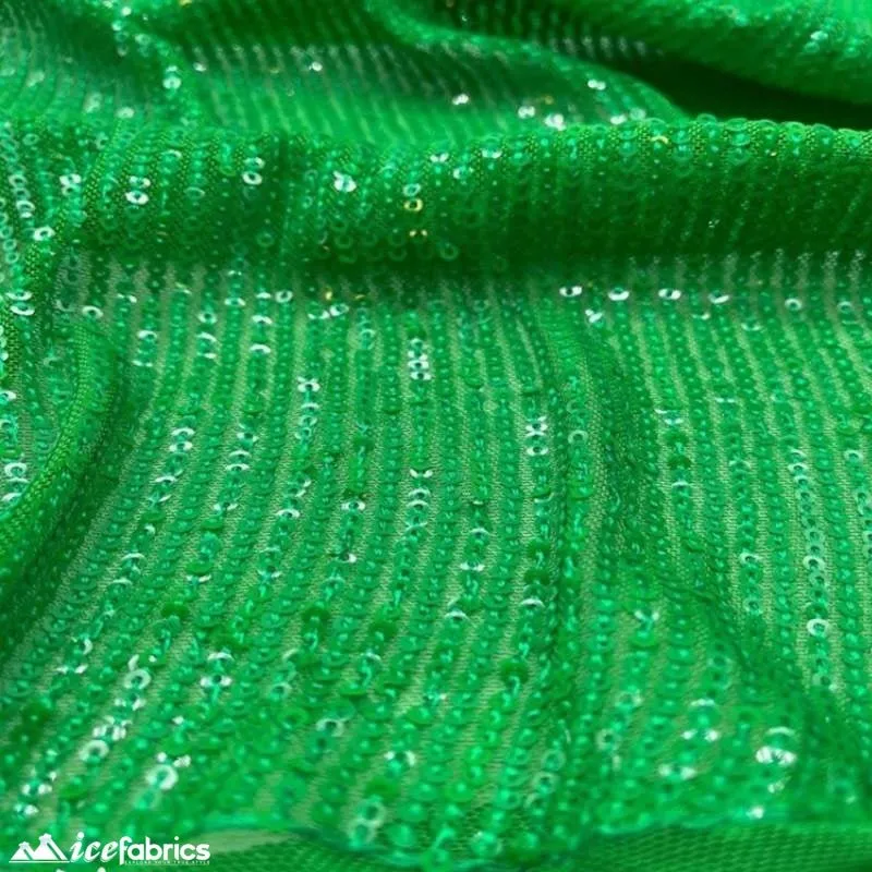 Elegant 2 Way All Over Stretch Sequin Fabric