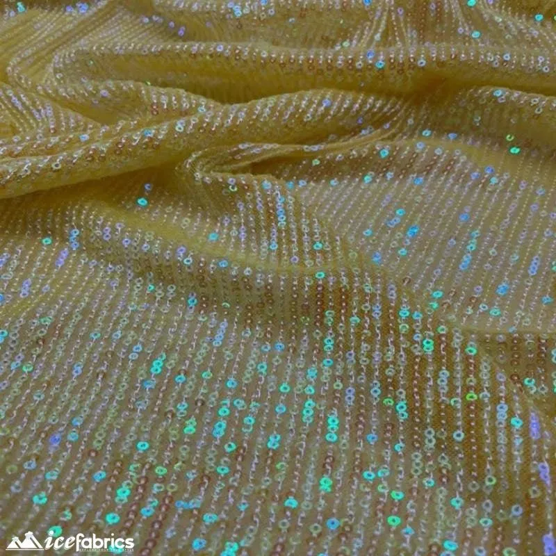 Elegant 2 Way All Over Stretch Sequin Fabric