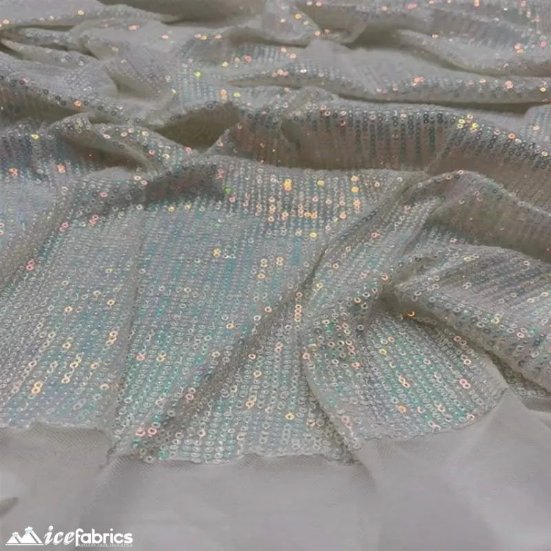 Elegant 2 Way All Over Stretch Sequin Fabric