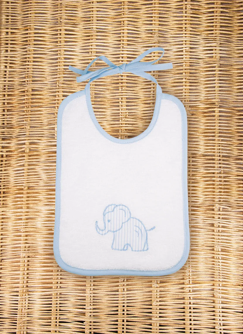 Elephant Terry Bib