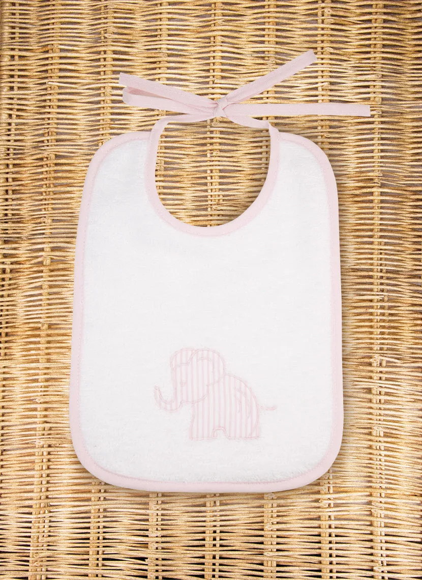 Elephant Terry Bib