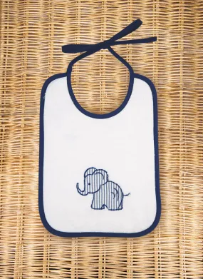 Elephant Terry Bib