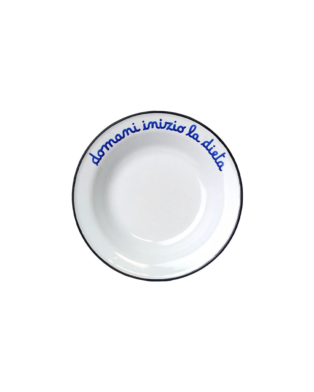 Enamel deep plate Italian MIX - Set of 6 (-10%)