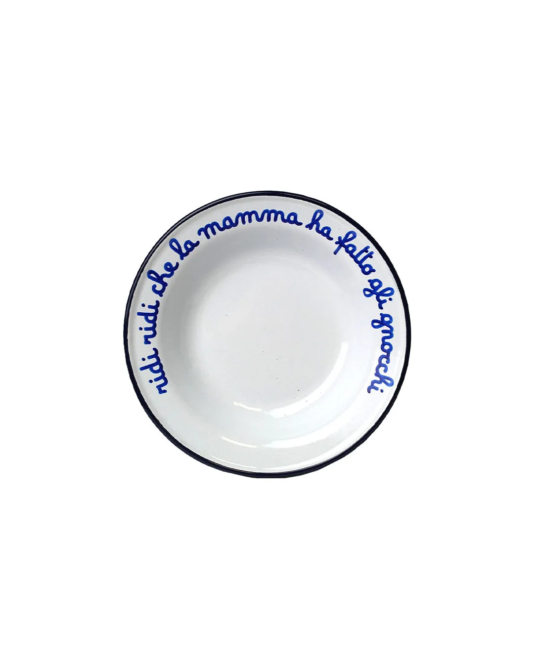 Enamel deep plate Italian MIX - Set of 6 (-10%)