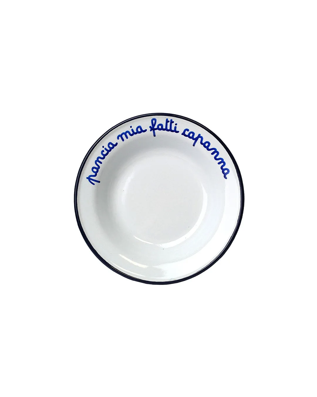 Enamel deep plate Italian MIX - Set of 6 (-10%)