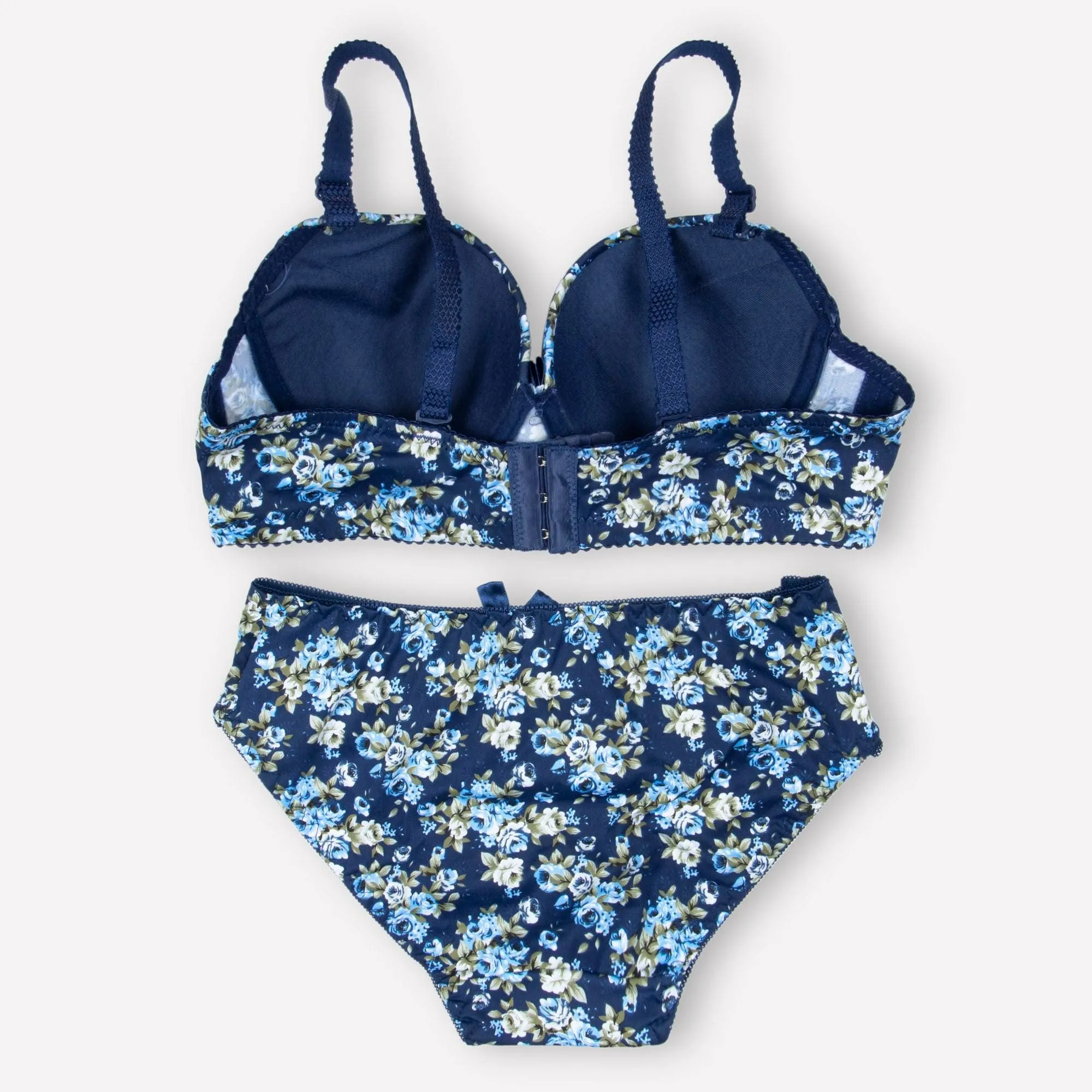 Espicopink | Blue Floral Padded Set