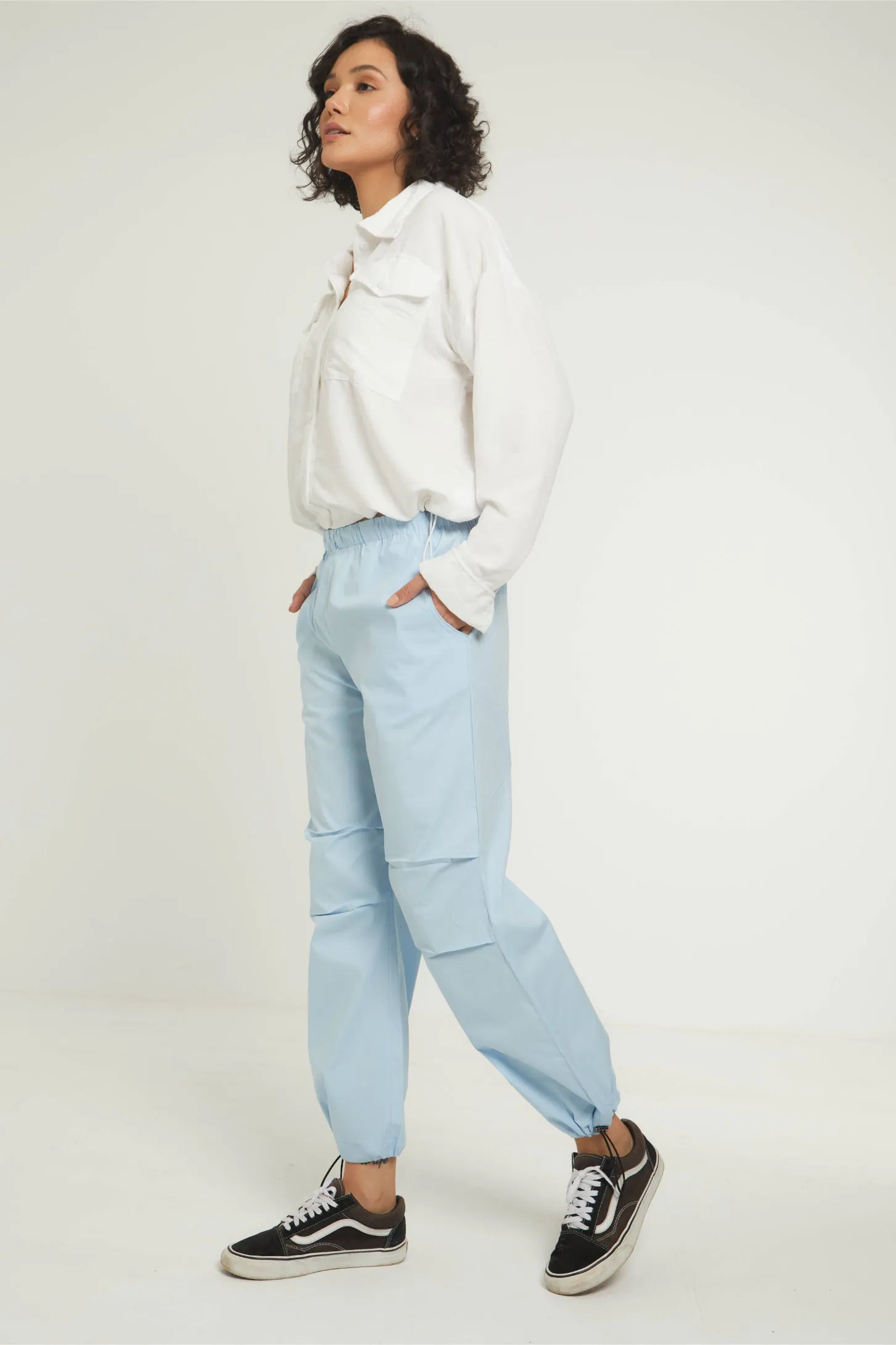 EVERYDAY PARACHUTE PANTS - BLUE