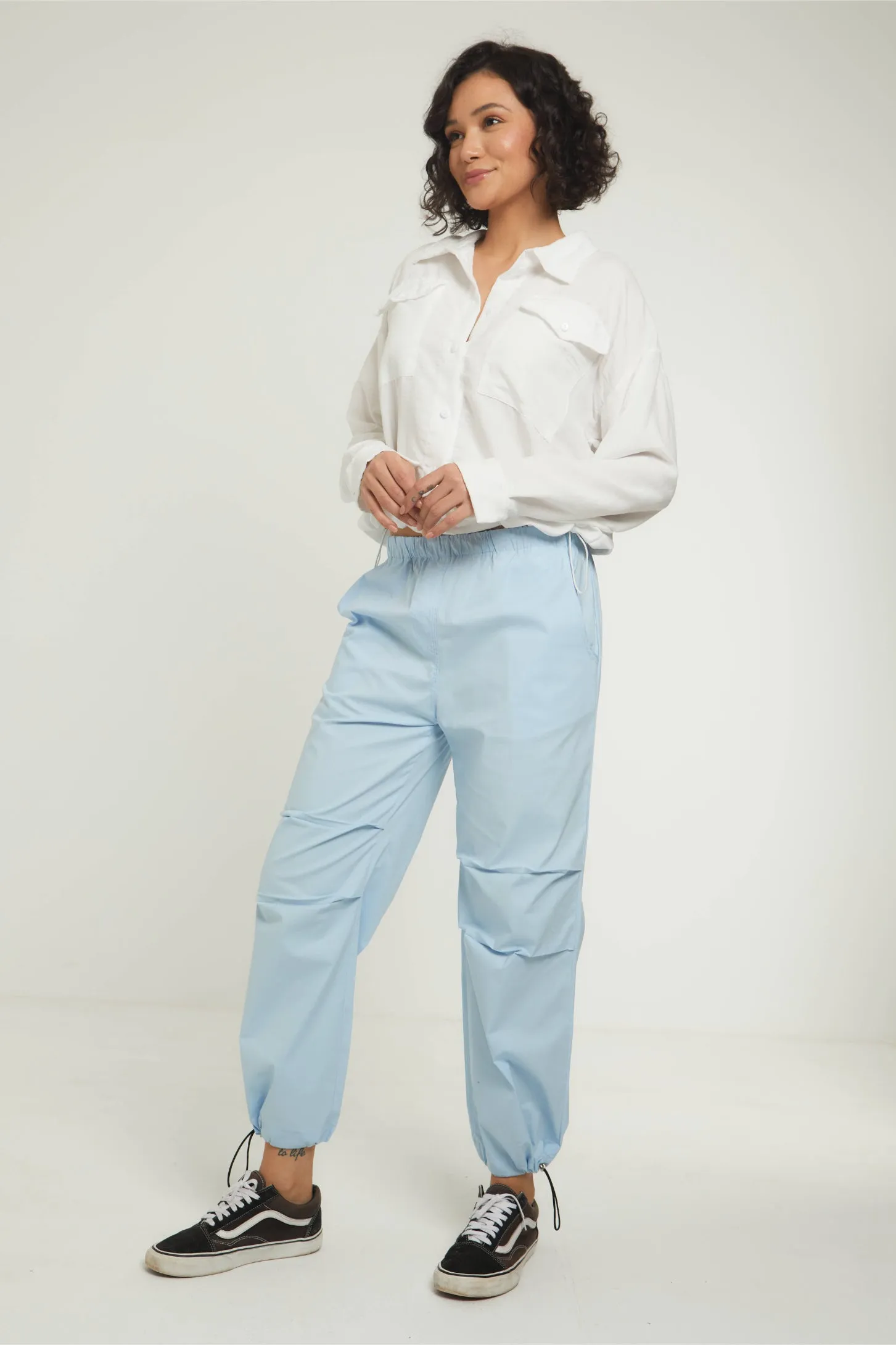 EVERYDAY PARACHUTE PANTS - BLUE