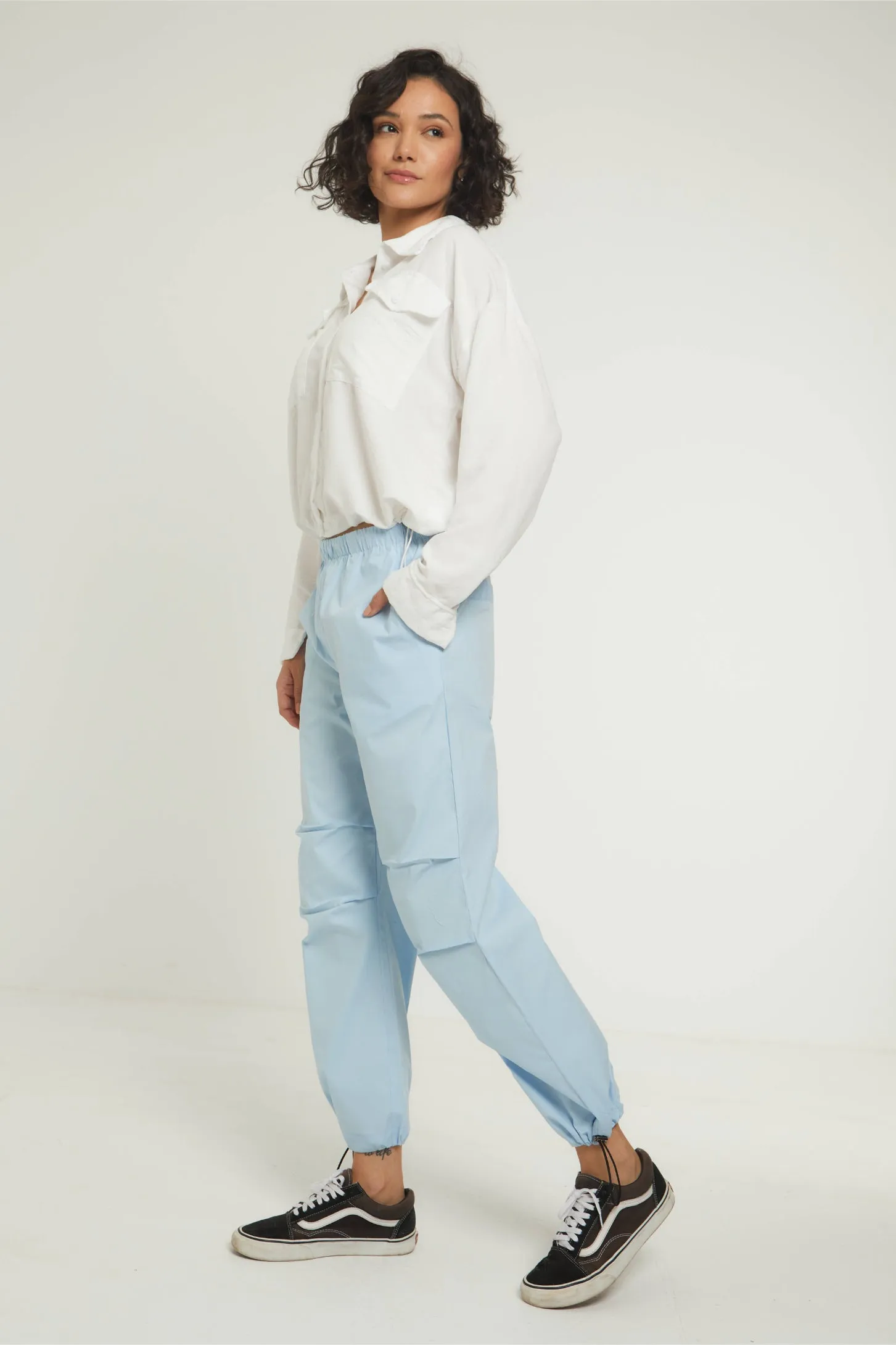 EVERYDAY PARACHUTE PANTS - BLUE