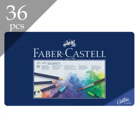 Faber-Castell Watercolour Pencil ART GRIP AQUARELLE (Tin of 36)