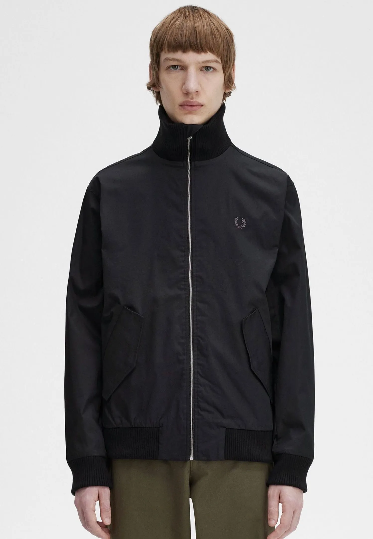 Fred Perry - Knitted Rib Tennis Black - Jacket