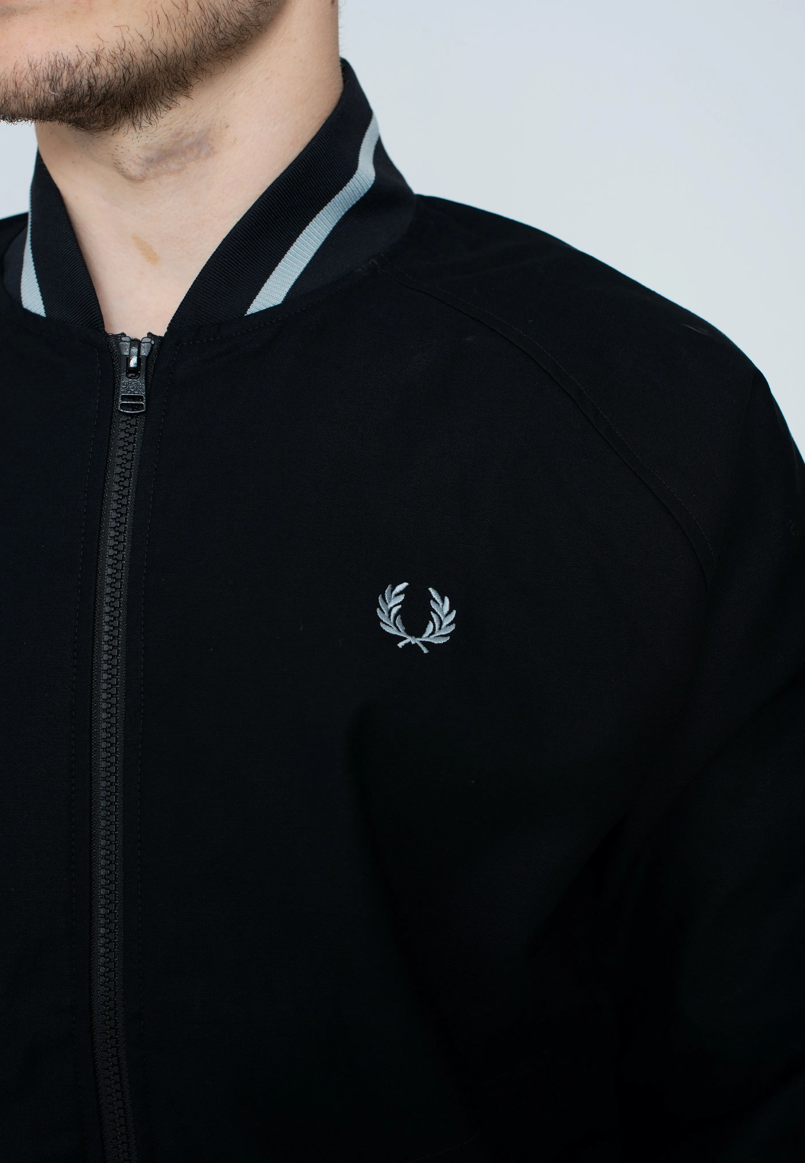 Fred Perry - Tennis Bomber Black - Jacket