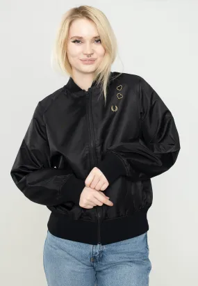 Fred Perry x Amy Winehouse - Embroidered Bomber Black - Jacket