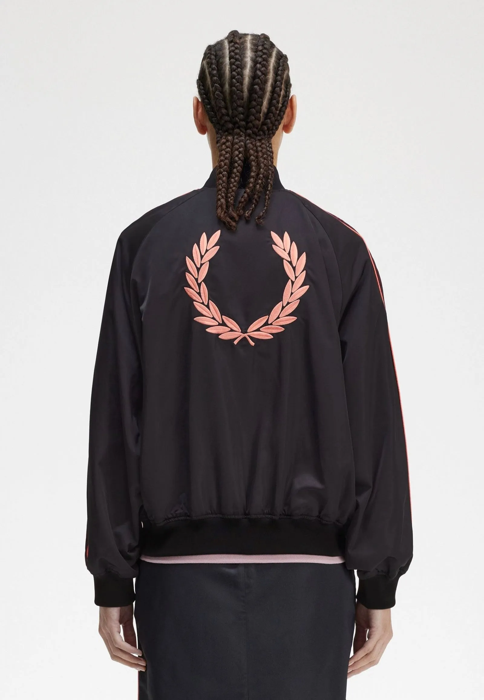 Fred Perry x Amy Winehouse - Printed Lining Bomber Black - Jacket