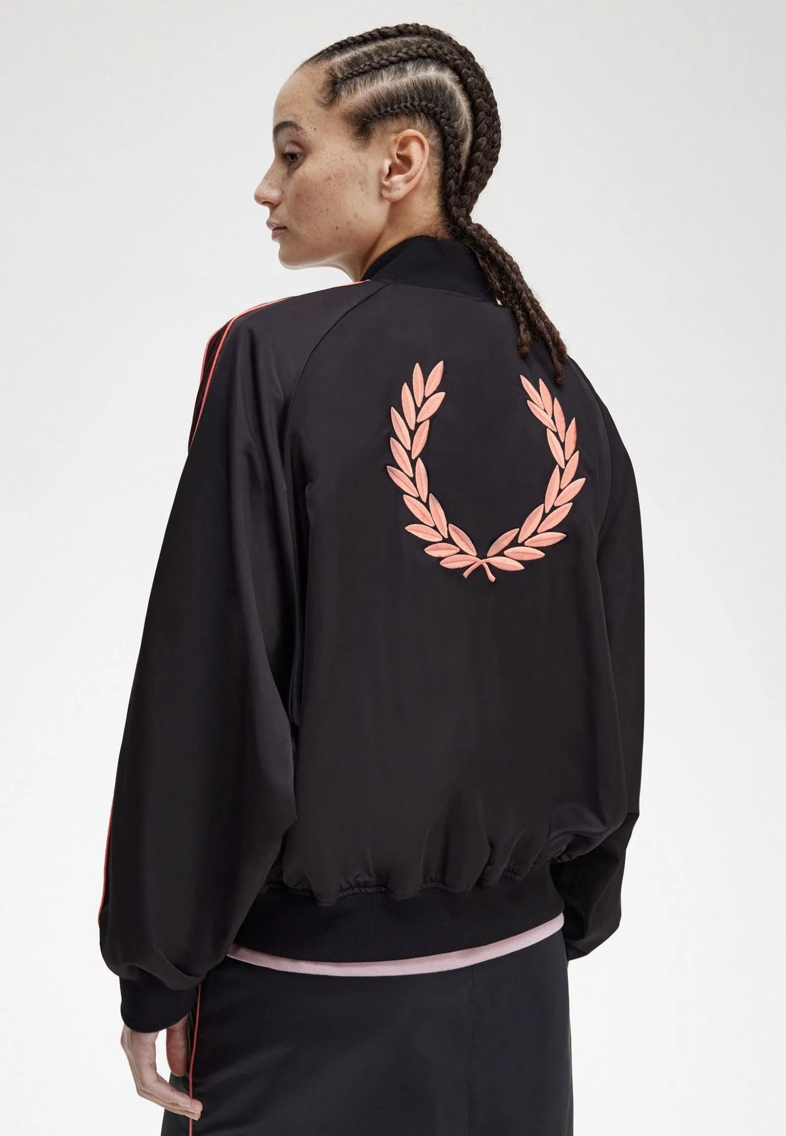 Fred Perry x Amy Winehouse - Printed Lining Bomber Black - Jacket