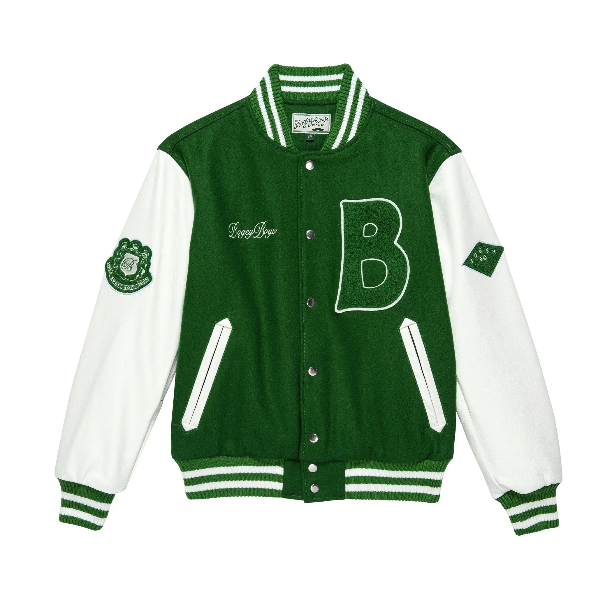 Friends & Family Letterman Jacket - Lucky Green